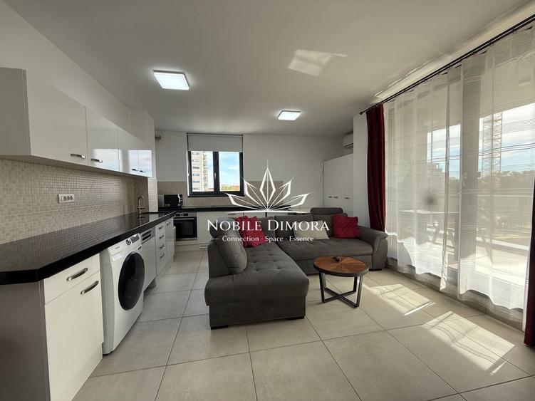 Apartament cu 2 camere semidecomandat, mobilat în Take Ionescu