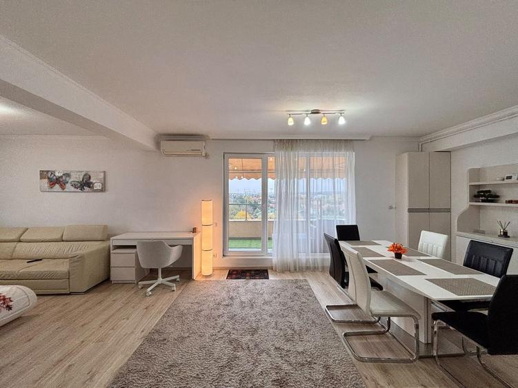 Apartament cu 3 camere decomandat, mobilat în Voluntari
