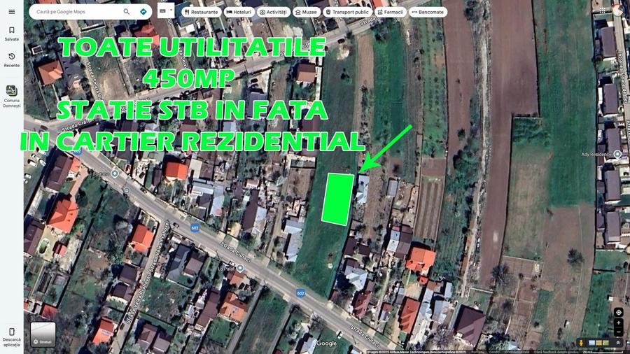 Teren agricol intravilan de 500 mp, în Domnești
