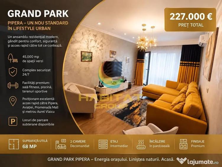 Apartament cu 2 camere decomandat în Pipera