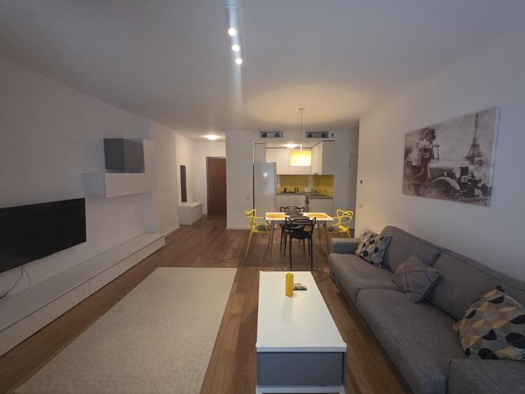 Apartament cu 2 camere decomandat, mobilat în Herăstrău