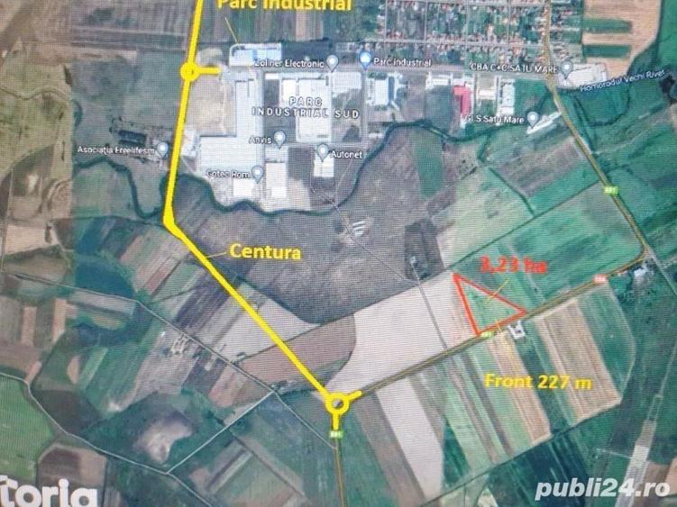 Teren de 32300 mp, în Sud