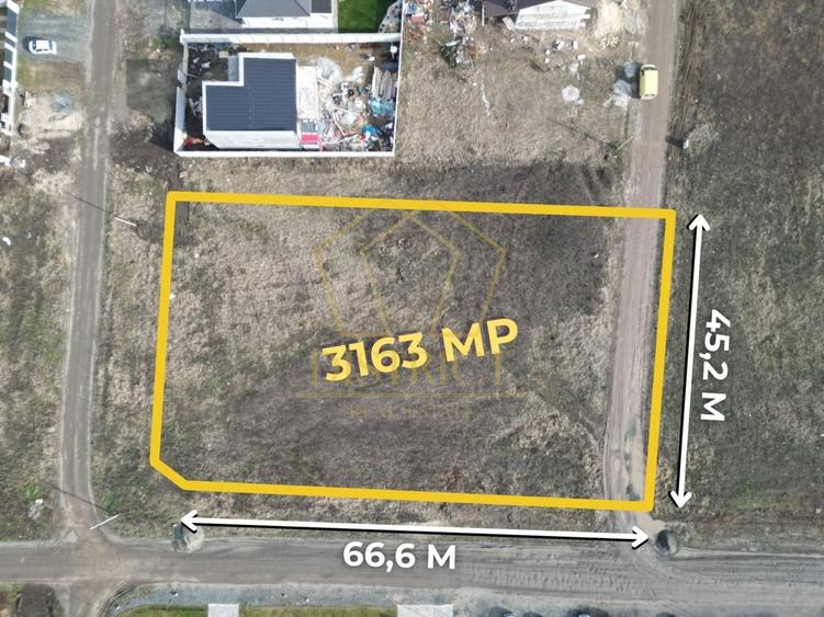 Teren Construcții intravilan de 3163 mp, în Săcălaz