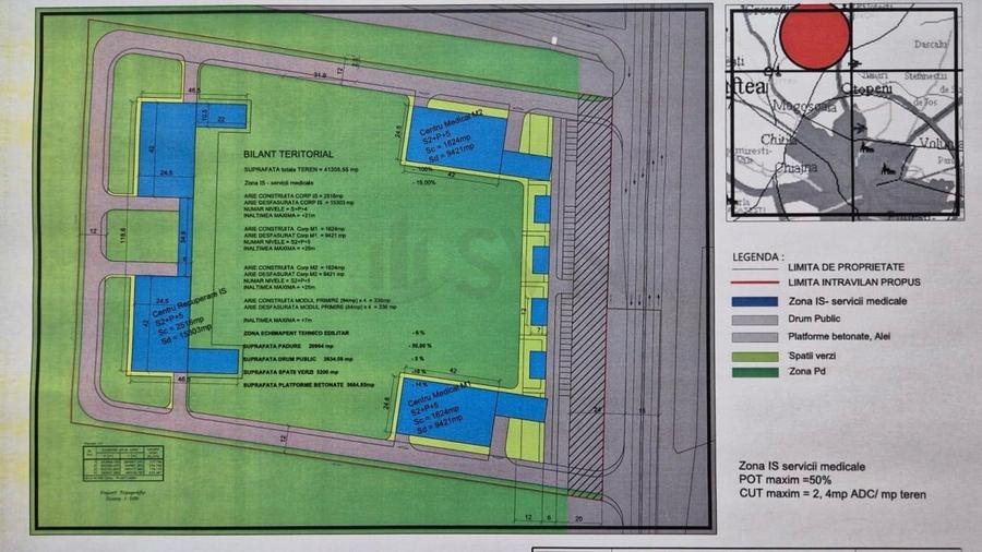 Teren agricol extravilan de 41200 mp, în Central