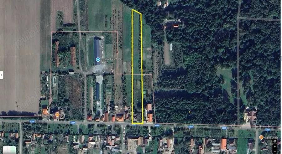 Teren de 5500 mp, în Bazoș