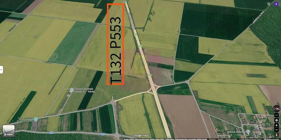 Teren de 13000 mp, în Brănești
