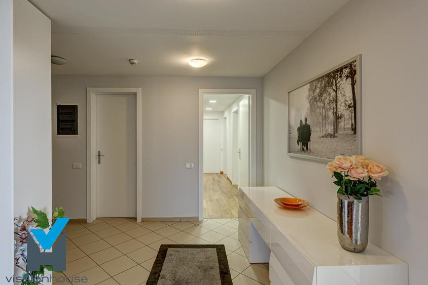 Apartament cu 4 camere decomandat, mobilat în Herăstrău