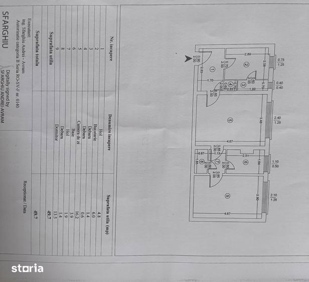 Apartament cu 2 camere în Podu Roș