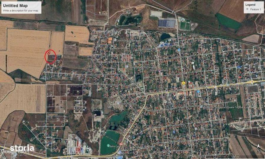 Teren de vanzare in Sacalaz 534mp intravilan - 1