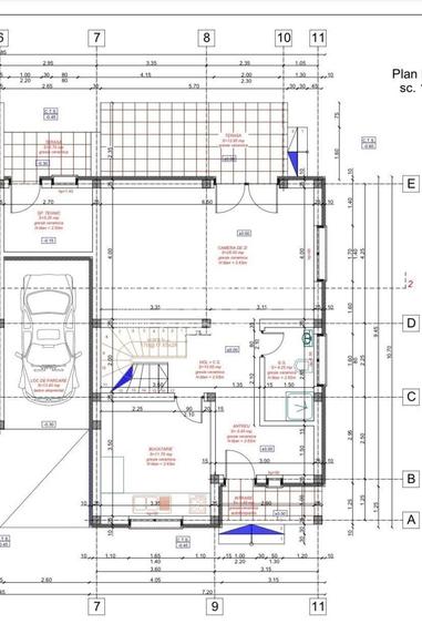 Casă cu 4 camere cu Teren 350 Mp în Central