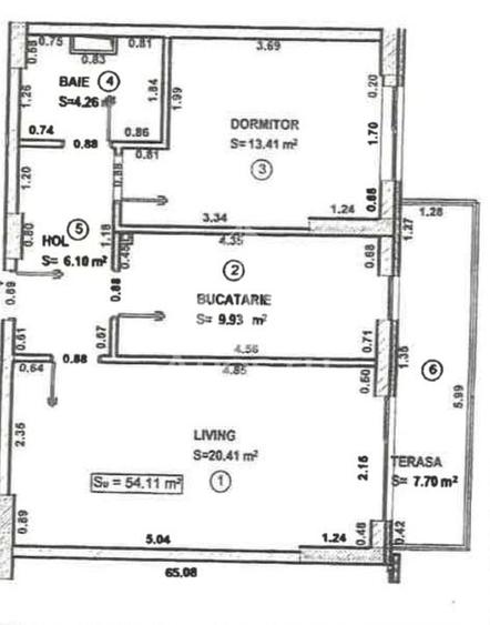 Apartament cu 2 camere decomandat, mobilat în Circumvalațiunii