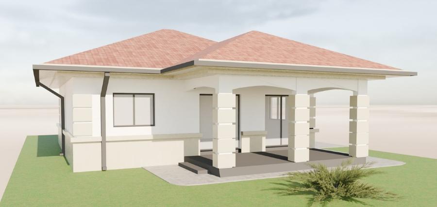 Casă individuală cu 3 camere cu Teren 640 Mp în Moșnița Nouă