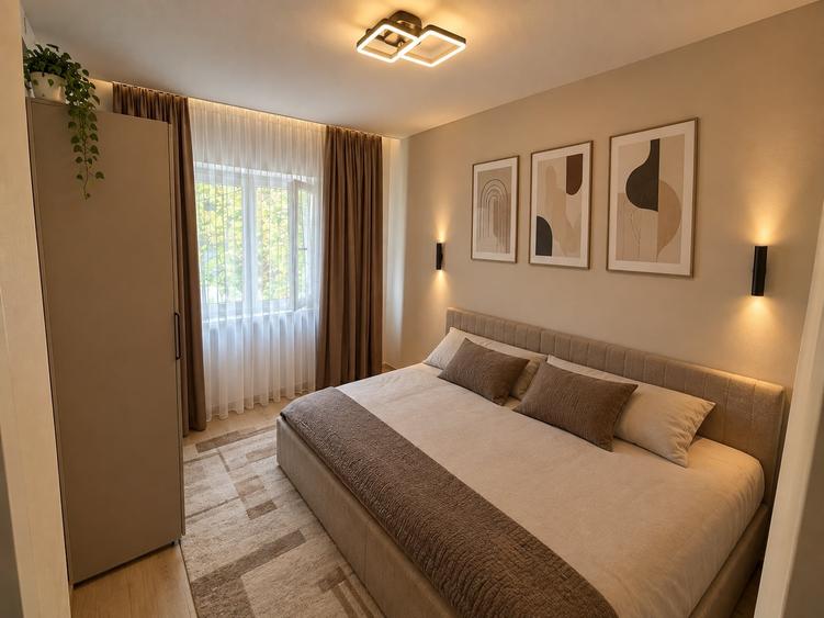 Apartament cu 2 camere semidecomandat, mobilat în Berceni