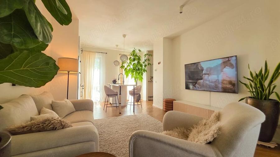 Apartament cu 2 camere decomandat în Corbeanca