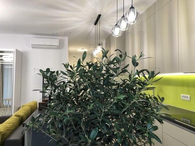 Apartament cu 2 camere semidecomandat, mobilat în Herăstrău