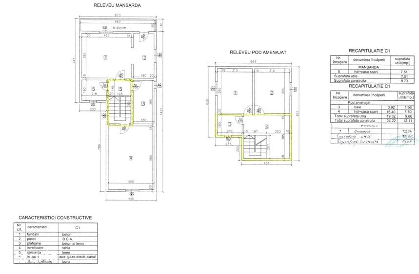 Casă cu 8 camere cu Teren 137 Mp în Central