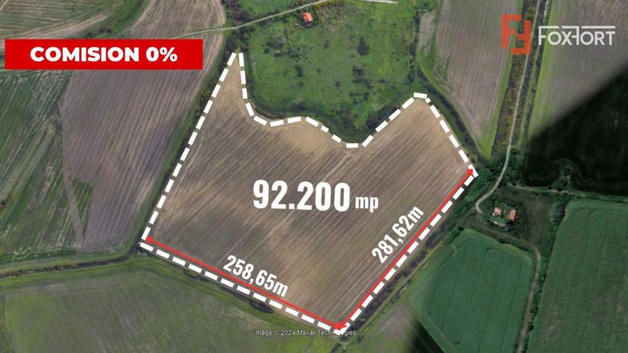 Teren agricol extravilan de 92200 mp, în Mehala
