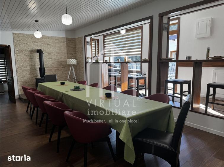 Casă cu 10 camere cu Teren 1500 Mp în Rășinari