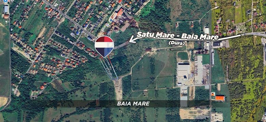 Teren agricol extravilan de 4935 mp, în Nord-Vest