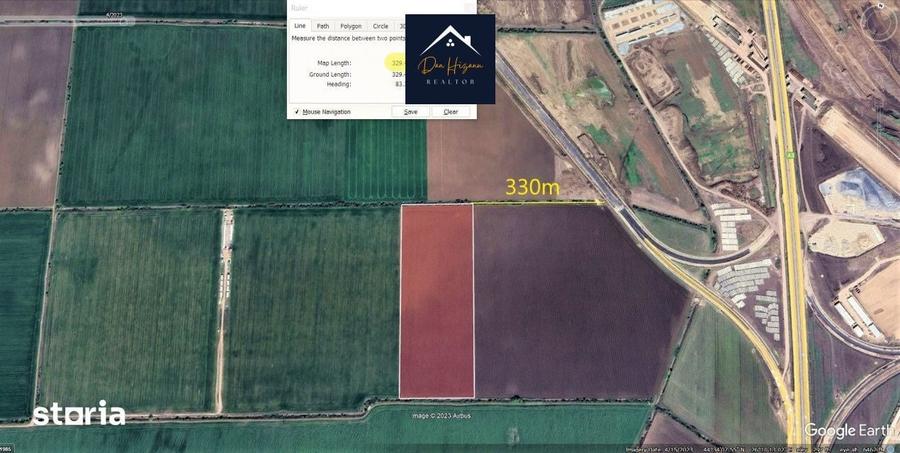 Teren de 81600 mp, în Tunari