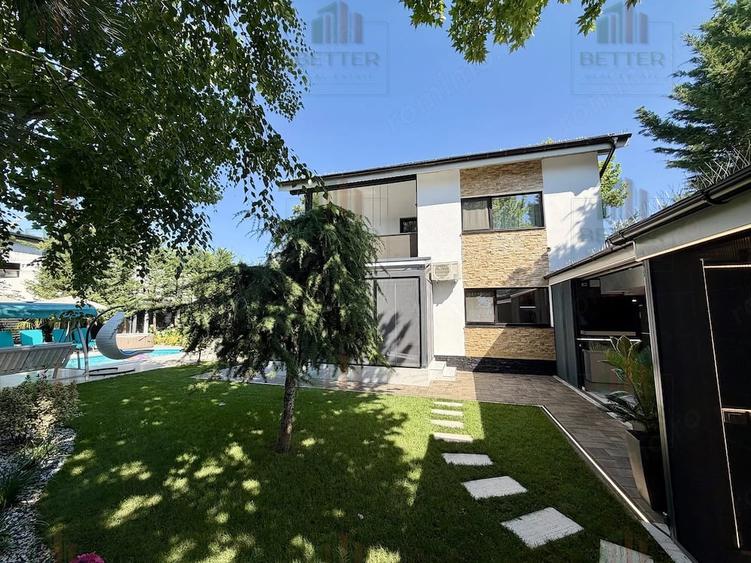 Vila premium P+1E+M cu piscina, bar ?i curte spectaculoasa | 648 mp teren | Comuna Berceni - 16