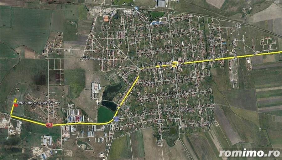 Vand teren intravilan 847mp, Sacalaz, Timis - 6
