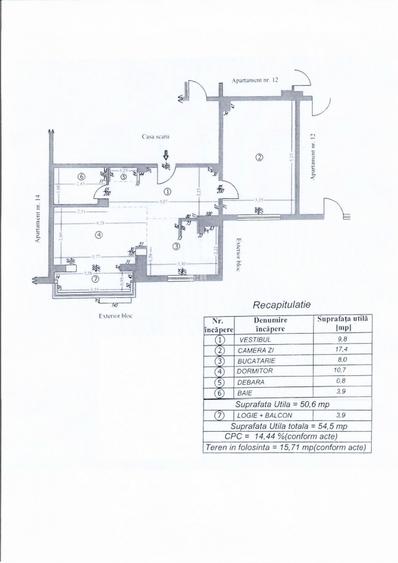 Apartament cu 2 camere decomandat, mobilat în Bistrița Lac