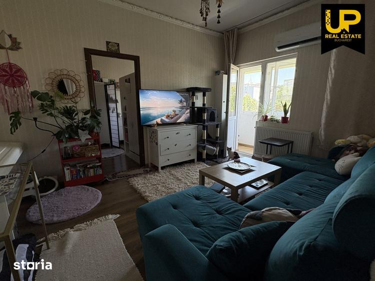 Apartament cu 2 camere nedecomandat, mobilat în Iancului
