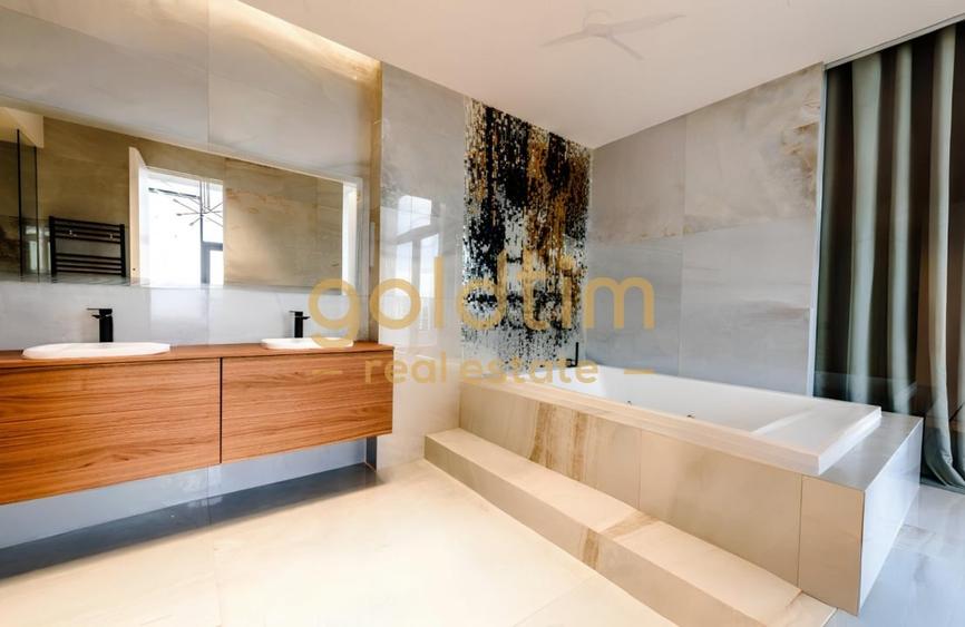 Apartament cu 4 camere semidecomandat, mobilat în Herăstrău