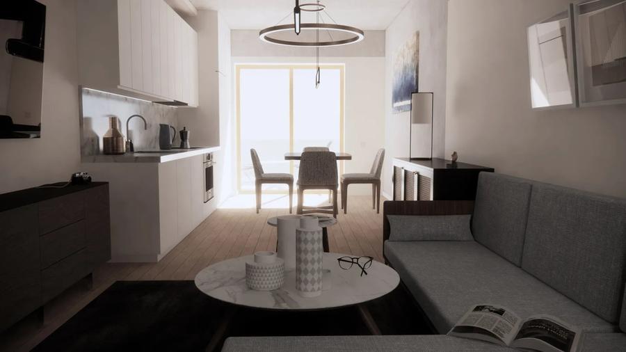 Apartament 2 camere | Lobby de 4 m, lifturi și facilități moderne - 4