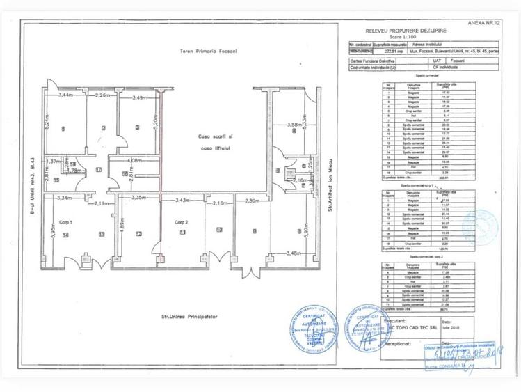 Spațiu comercial, de 225 mp, în Central