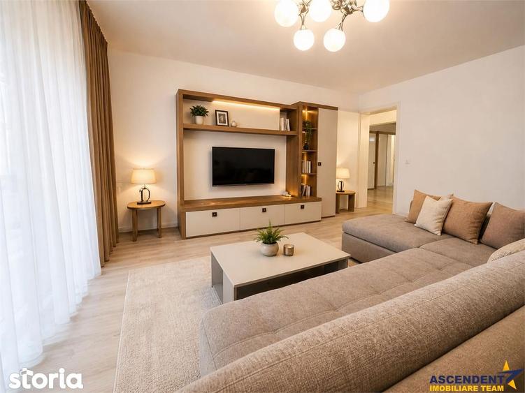 Apartament cu 3 camere decomandat, mobilat în Tractorul
