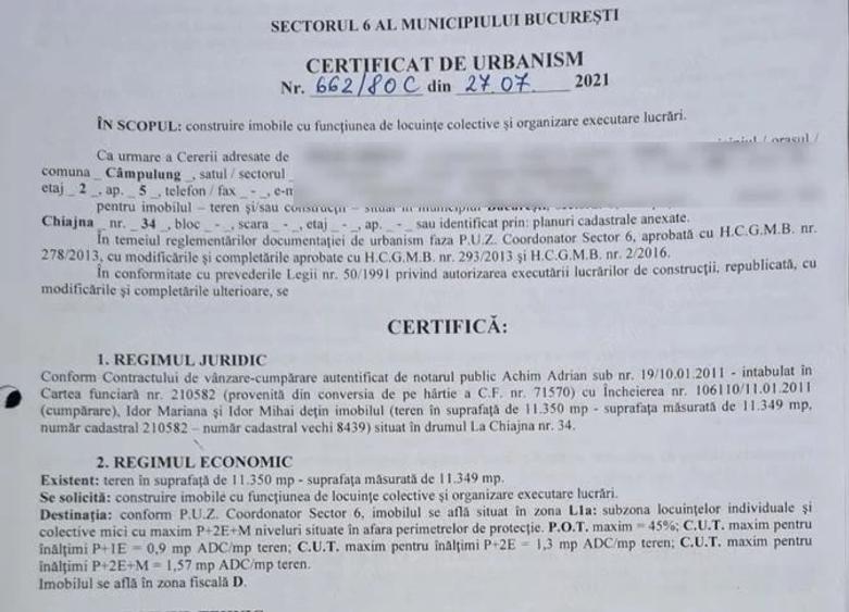 Teren de 590 mp, în Giulești