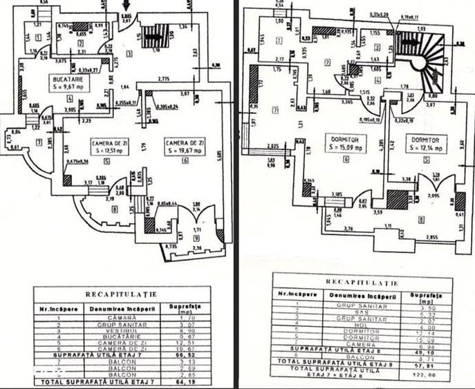 Apartament cu 4 camere în Unirii