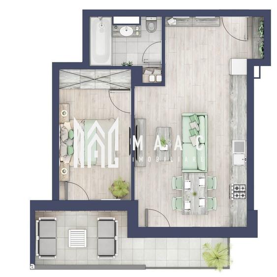 Apartament cu 2 camere în Turnișor
