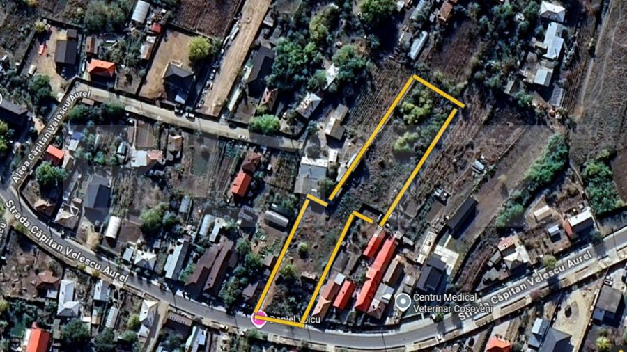 Teren Construcții intravilan de 2600 mp, în Coșoveni
