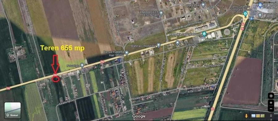 Teren Construcții intravilan de 655 mp, în Lazu