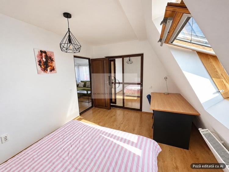 Apartament cu 2 camere semidecomandat, mobilat în Europa