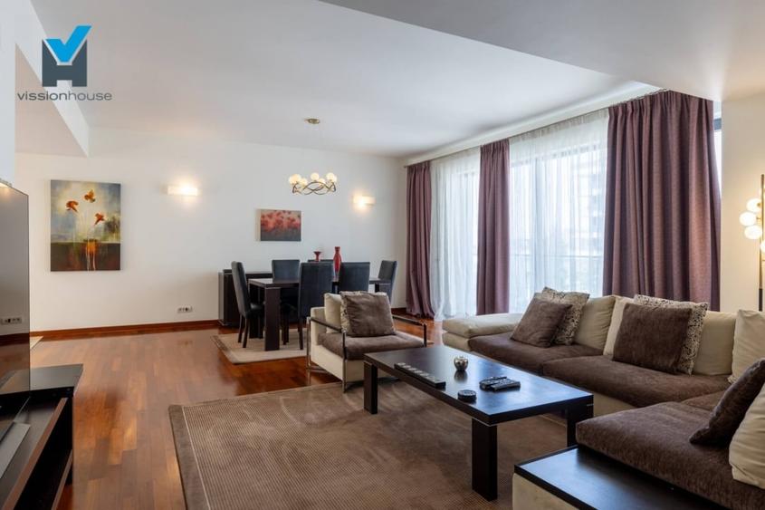Apartament cu 3 camere decomandat, mobilat în Herăstrău