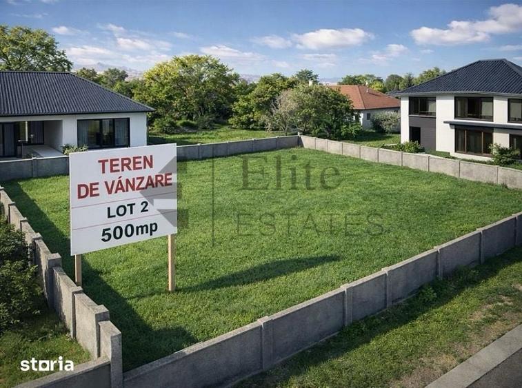 Teren de 500 mp, în Iosia