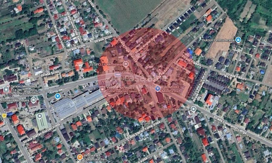 Teren Construcții intravilan de 5585 mp, în Miroslava