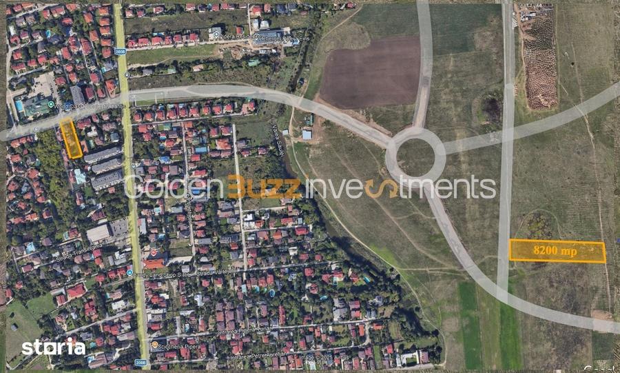 Teren de 8200 mp, în Central