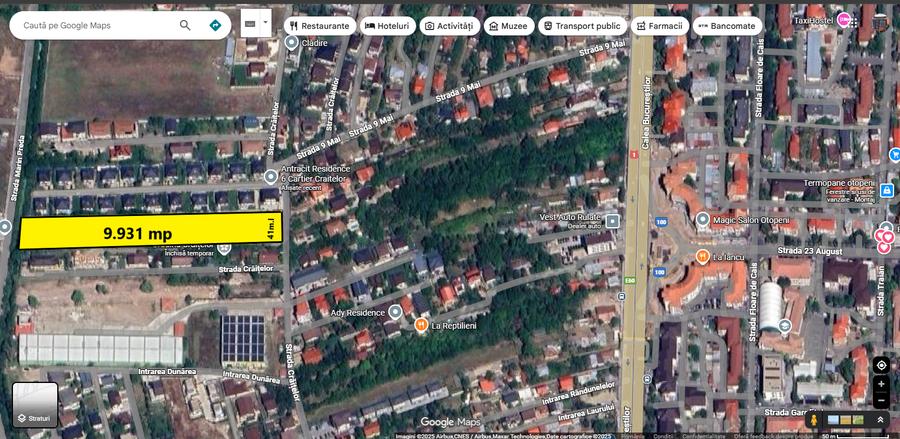 Teren Construcții intravilan de 9931 mp, în Odăi