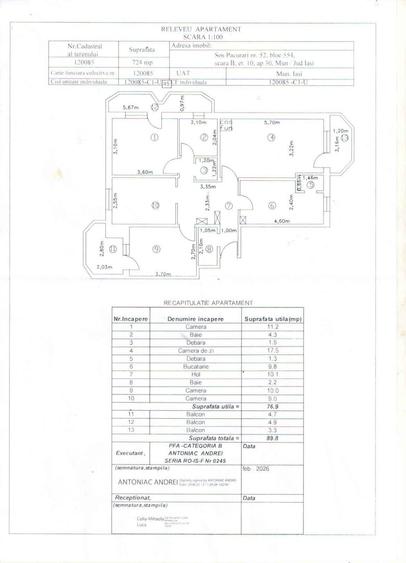 Apartament cu 4 camere decomandat în Alexandru cel Bun