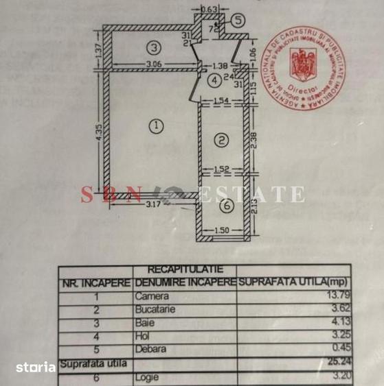 Garsonieră decomandată, mobilată în Tei