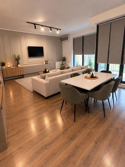 Apartament cu 2 camere decomandat, mobilat în Exterior Vest