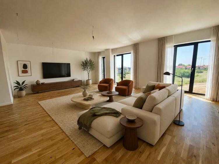 Apartamente 3 camere, terase 18 mp, dressing, bloc boutique, OMV Pipera - A0 - 8