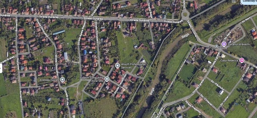 Teren Construcții intravilan de 442 mp, în Ghiroda