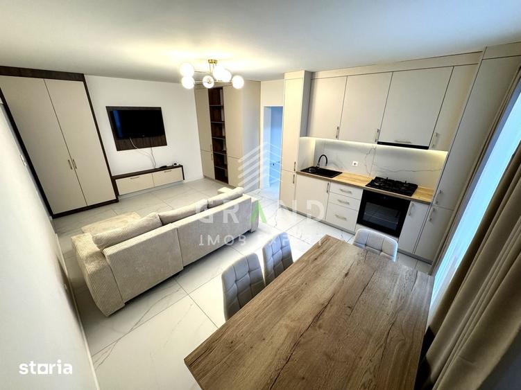 Apartament cu 3 camere semidecomandat, mobilat în Florești