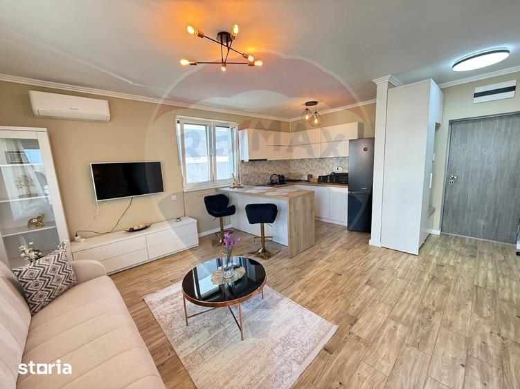 Apartament cu 2 camere, mobilat în Central